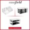 Casafield Acrylic Cosmetic Makeup Organizer &#x26; Jewelry Storage Display Case - 3 Piece Drawer Set - Clear